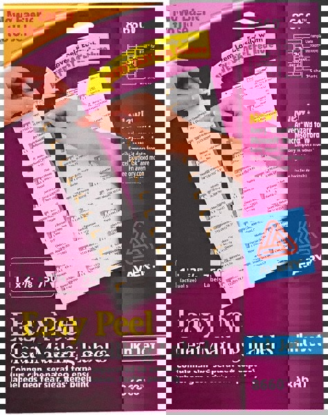 Label Maker Label: Clear, 2-5/8